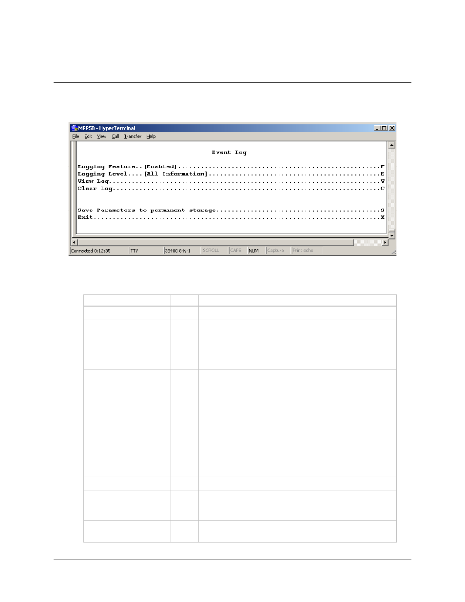 3 event log page | Mocomtech CDM-570 User Manual | Page 372 / 452