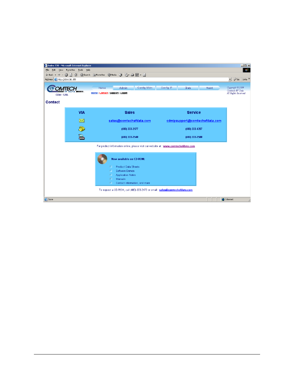 2 contact information | Mocomtech CDM-570 User Manual | Page 383 / 452