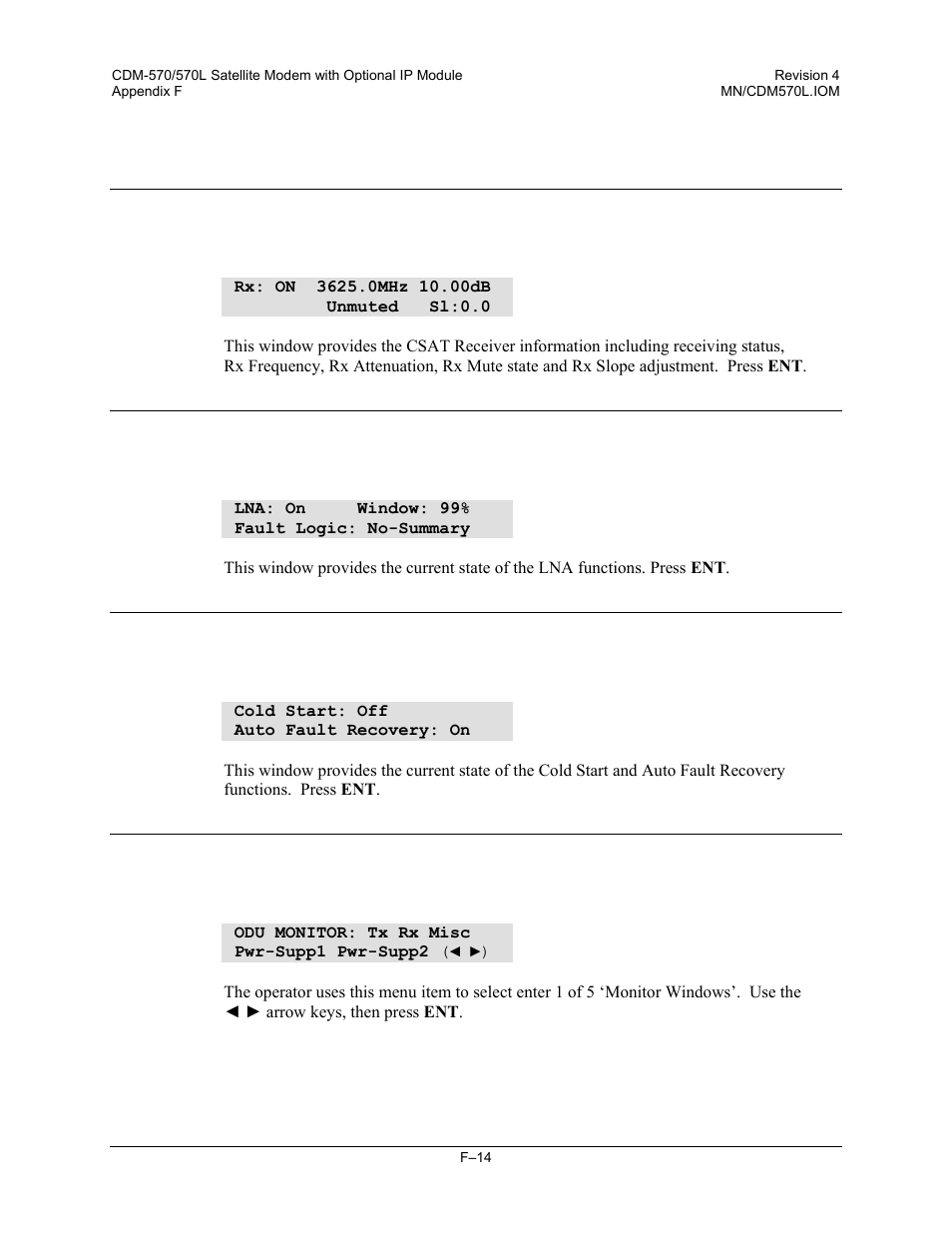 Mocomtech CDM-570 User Manual | Page 438 / 452