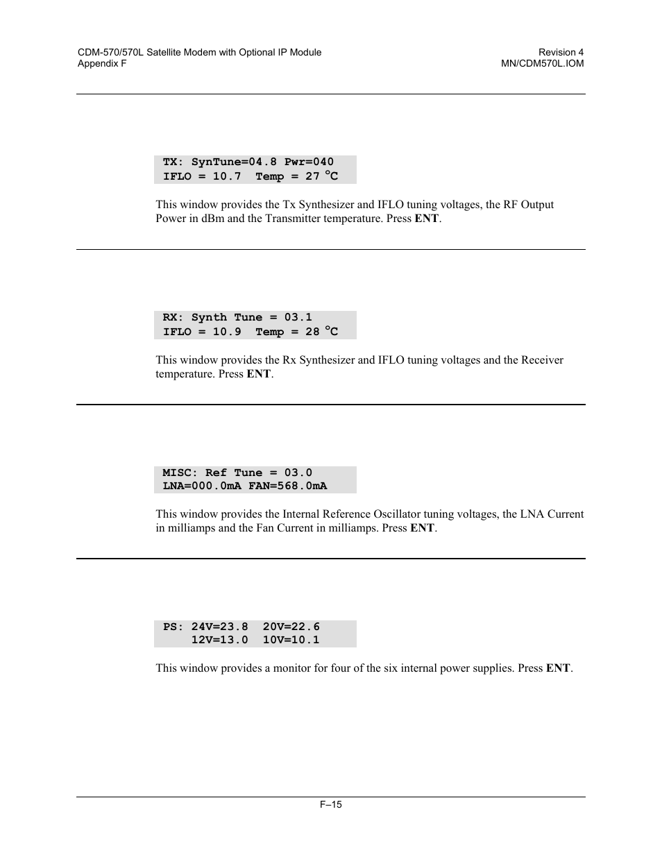 Mocomtech CDM-570 User Manual | Page 439 / 452