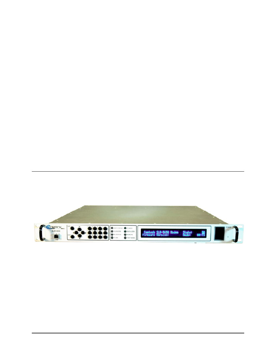 Chapter 4. front panel operation | Mocomtech SLM-5650 User Manual | Page 71 / 188