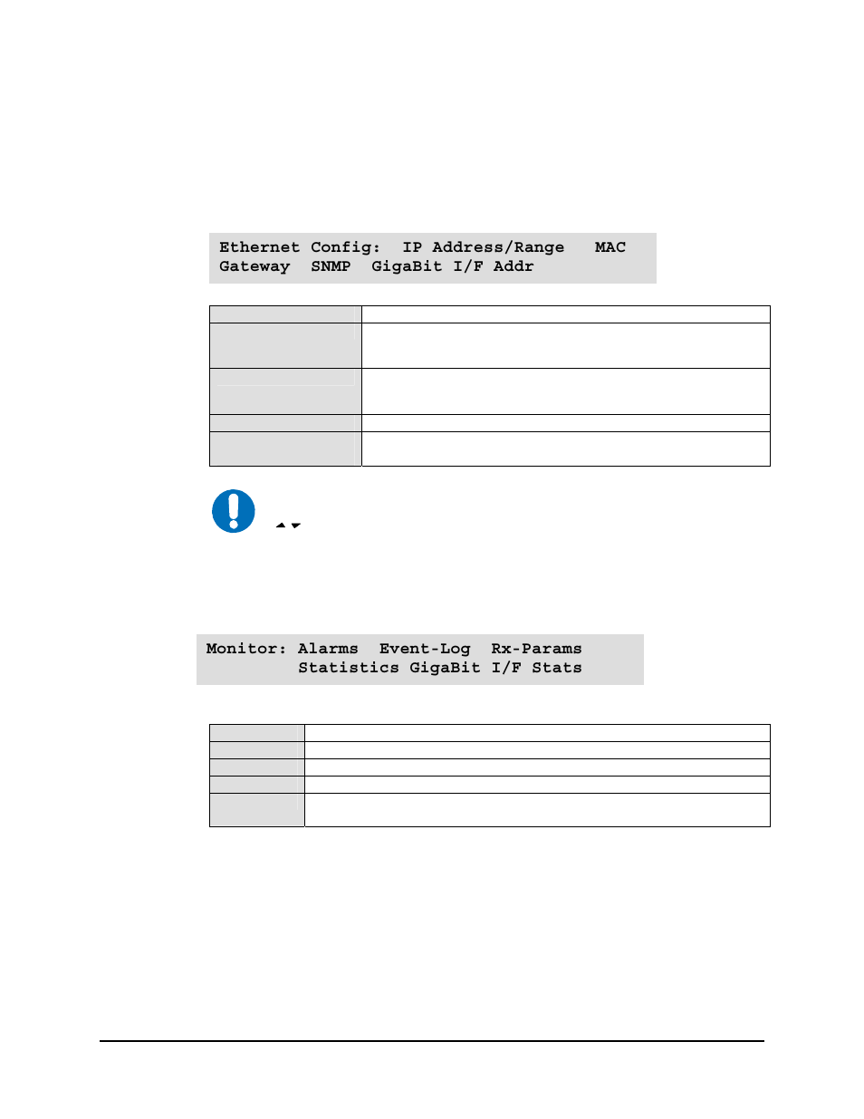 Select: config: remote: remote: ethernet, 2 select: monitor | Mocomtech SLM-5650 User Manual | Page 91 / 188