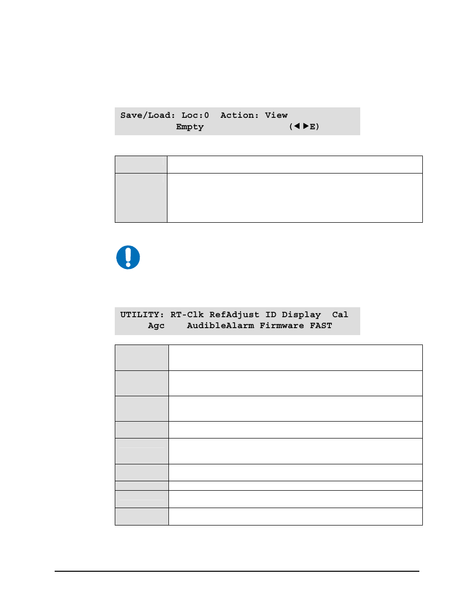 3 select: save/load, 4 select: utility | Mocomtech SLM-5650 User Manual | Page 98 / 188
