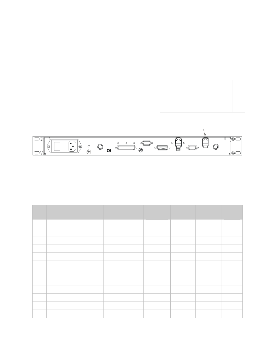 10 connector pinouts, Data connector - 25 pin ‘d’ type female, Chapter 10. connector pinouts | 1 data connector - 25 pin ‘d’ type female, Figure 10-1. rear panel, 25 p, D’ t, Onnector, Emale | Mocomtech CIM-550 User Manual | Page 137 / 460