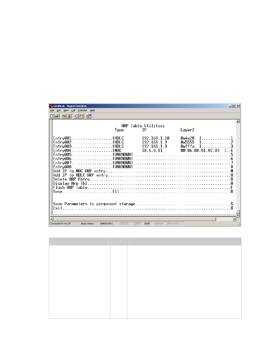 2 arp t | Mocomtech CIM-550 User Manual | Page 172 / 460