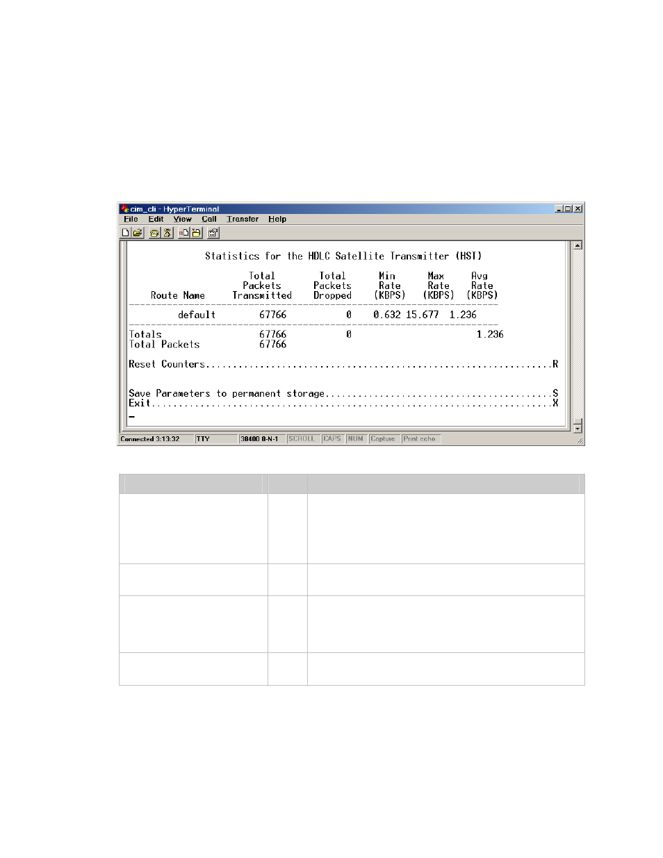 1 satellite transmit statistics page | Mocomtech CIM-550 User Manual | Page 191 / 460
