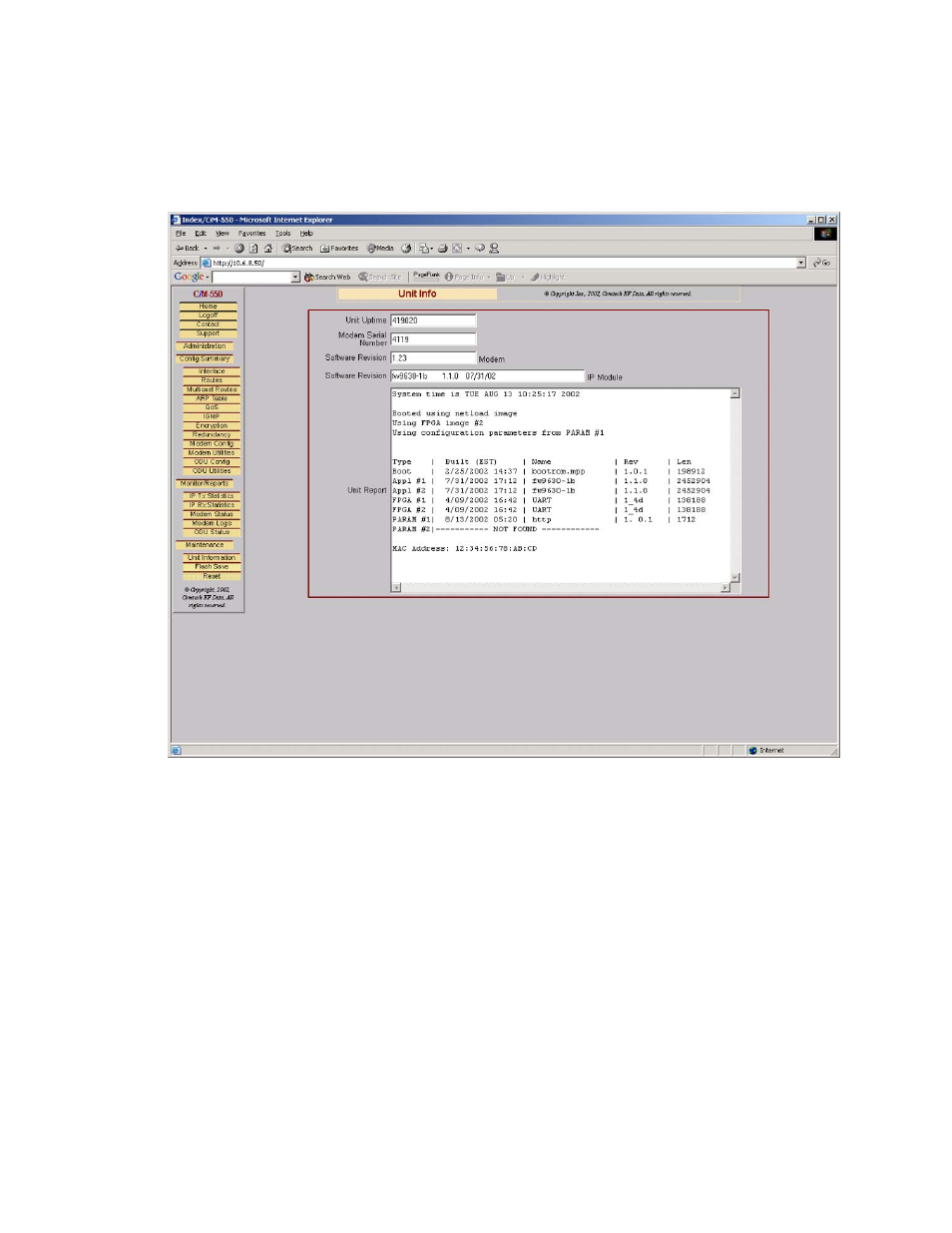 Maintenance, 8 maintenance, Maintenance 207 | Mocomtech CIM-550 User Manual | Page 233 / 460