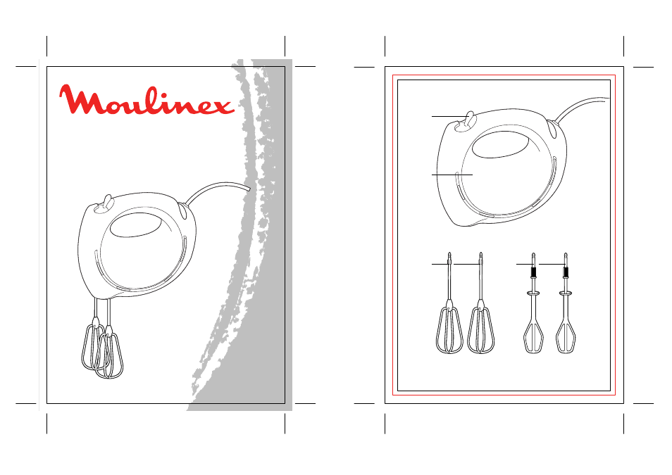 Moulinex hand-mixer User Manual | 13 pages