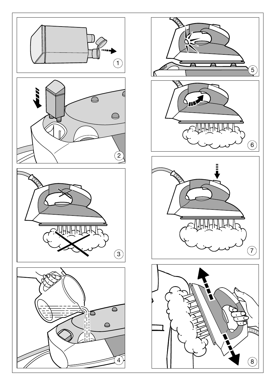 Moulinex Aquaplus IRON User Manual | Page 3 / 28