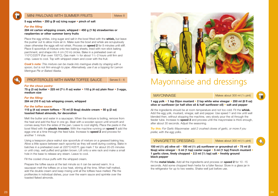 Mayonnaise and dressings | Moulinex Odacio 3 DFC1 User Manual | Page 13 / 16