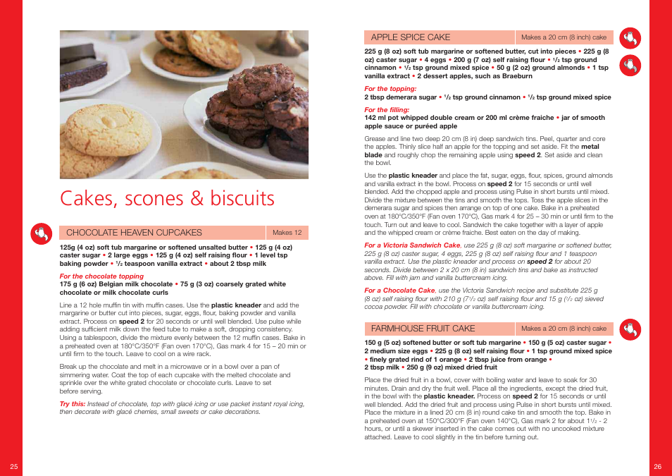 Cakes, scones & biscuits | Moulinex Odacio 3 DFC1 User Manual | Page 14 / 16