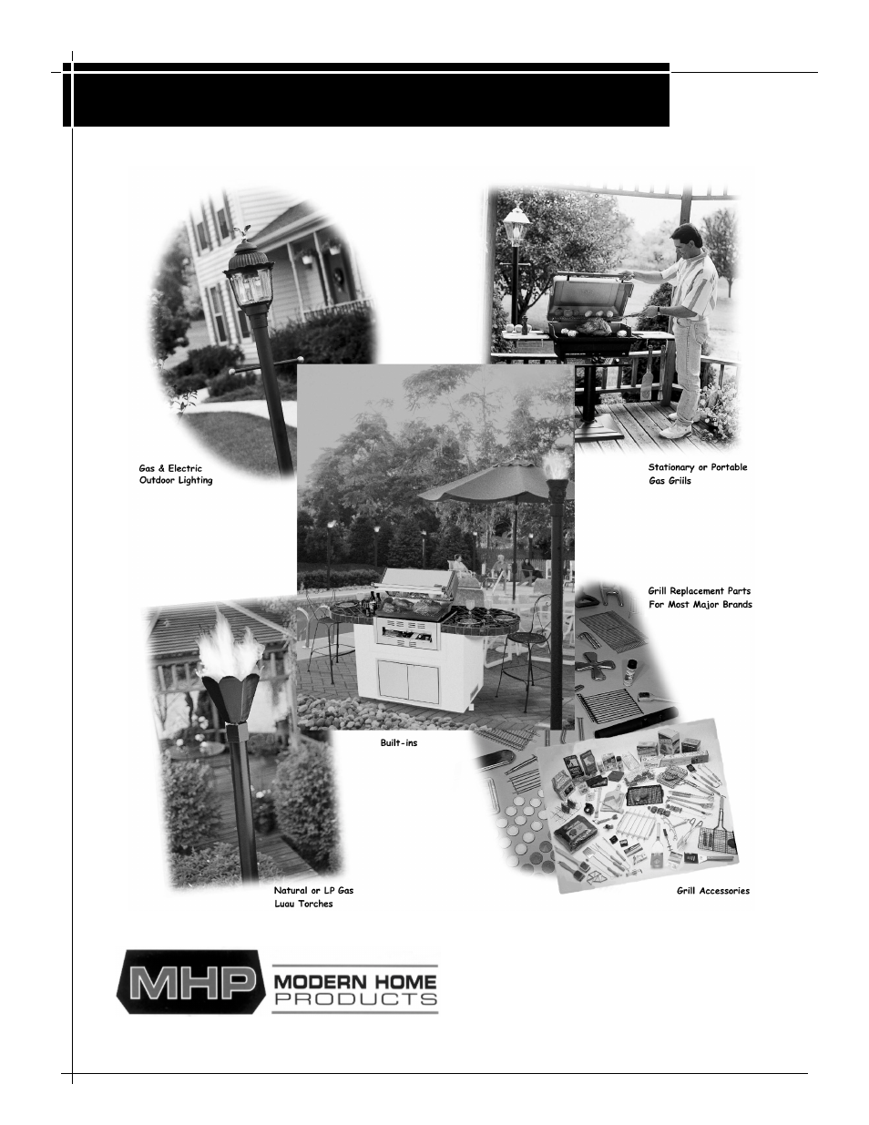 Outdoor creations from mhp | MHP TJK User Manual | Page 32 / 32