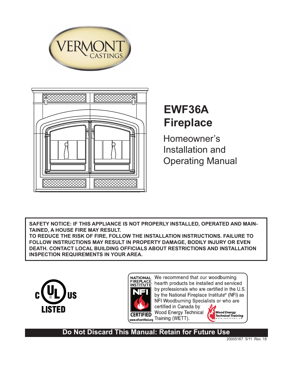 MHP EWF36A User Manual | 32 pages