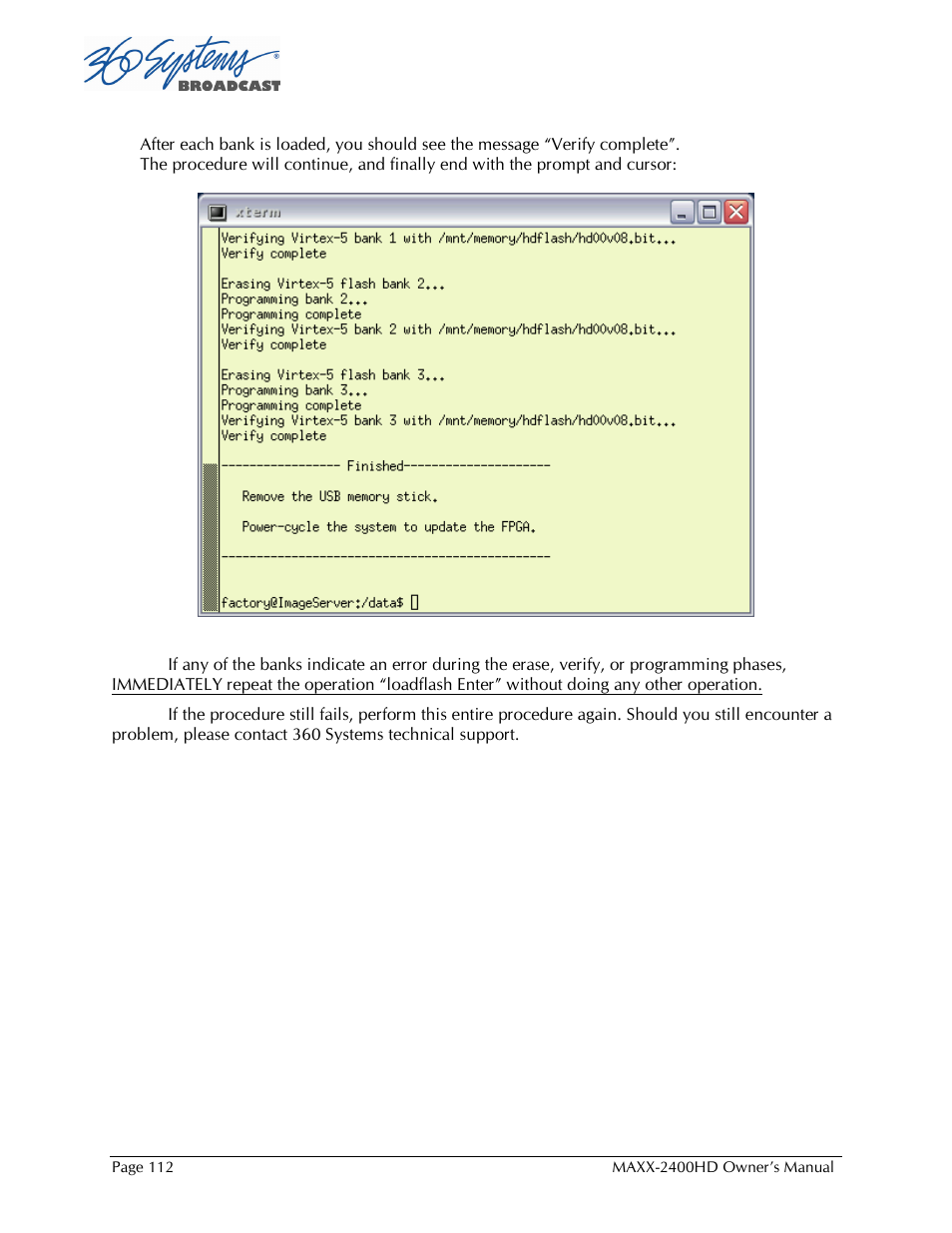 Maxxsonics High Definition Video Server MAXX-2400HD User Manual | Page 112 / 139