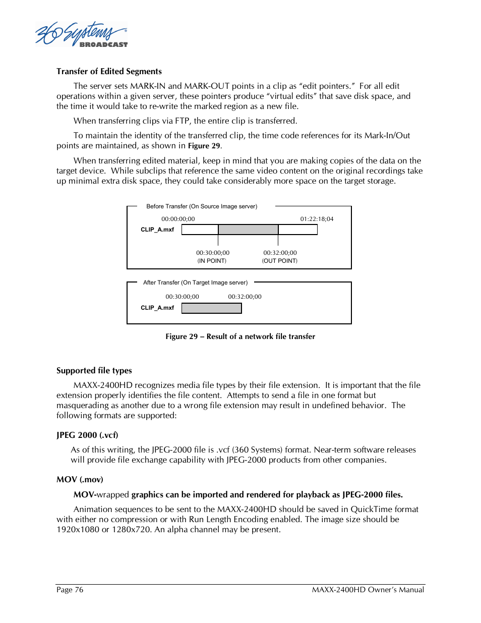 Maxxsonics High Definition Video Server MAXX-2400HD User Manual | Page 76 / 139