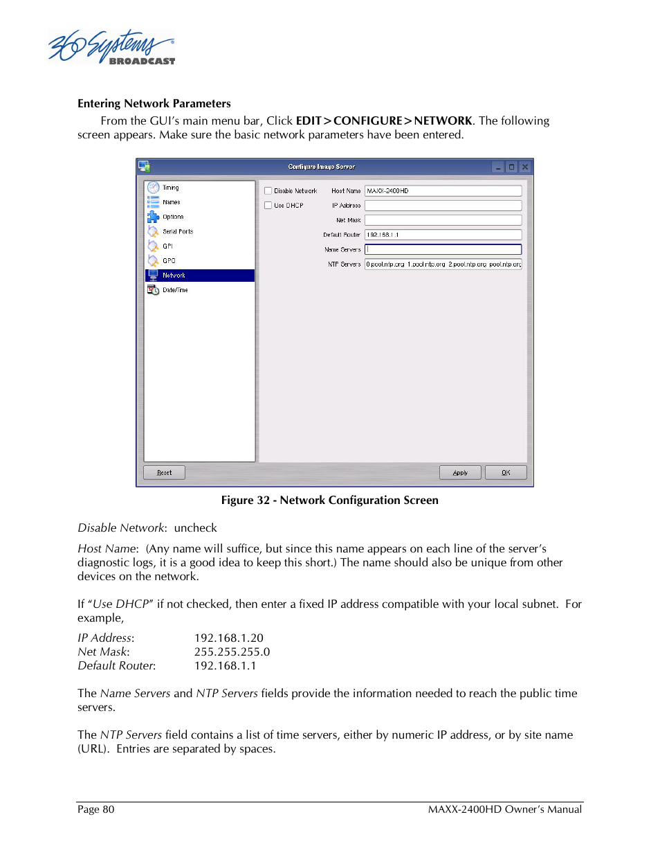 Maxxsonics High Definition Video Server MAXX-2400HD User Manual | Page 80 / 139