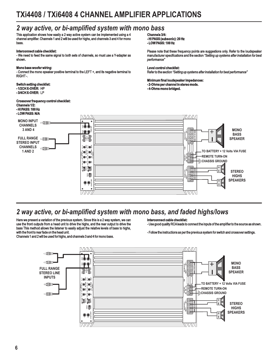 Maxxsonics Hifonics TXi4408 User Manual | Page 8 / 15