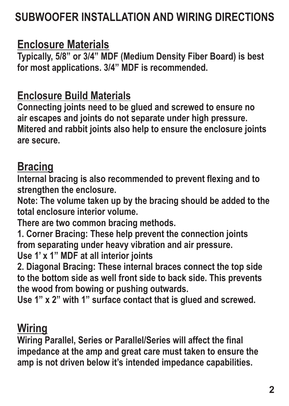 Maxxsonics MW10D4 User Manual | Page 3 / 11