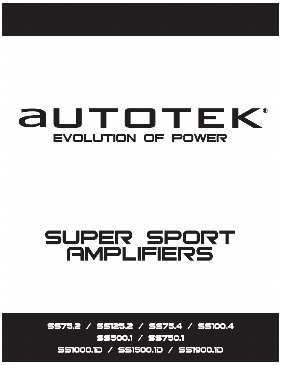 Maxxsonics SS750.1 User Manual | 17 pages