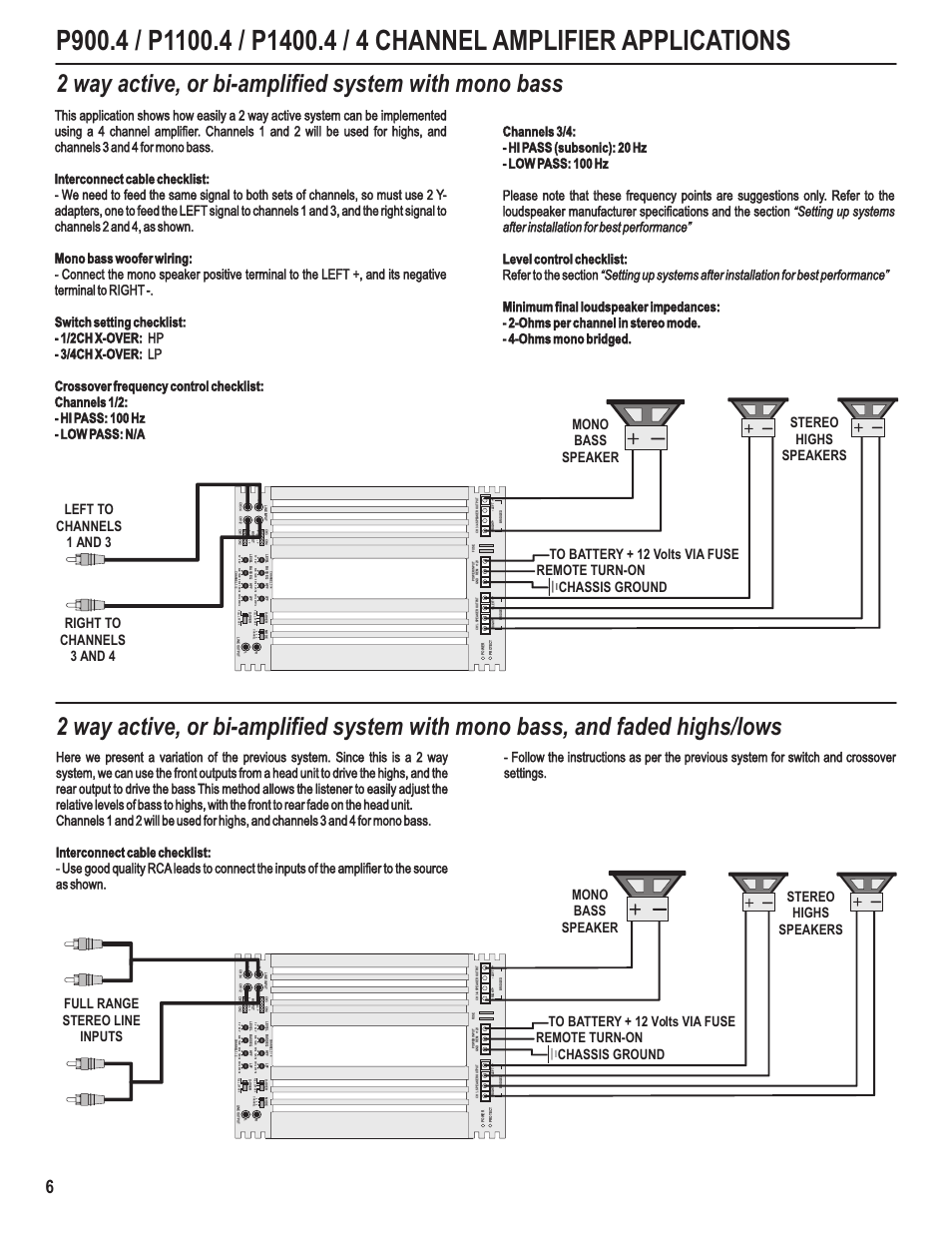 Maxxsonics Crunch P1400.2 User Manual | Page 8 / 15