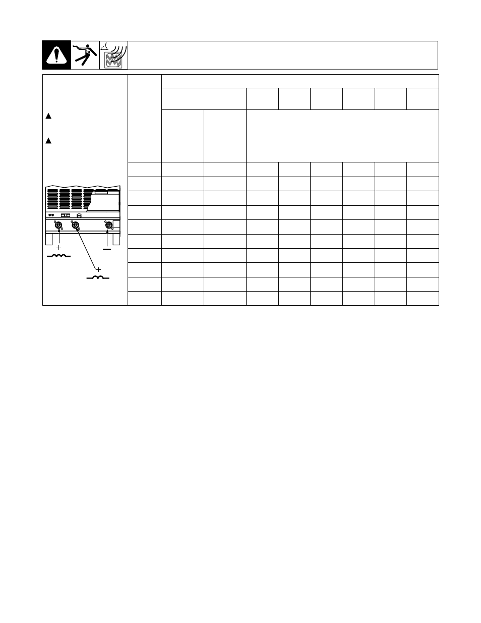 Weld output terminals and selecting cable sizes, 8. weld output terminals and selecting cable sizes | Miller Electric OM-2241 User Manual | Page 17 / 32