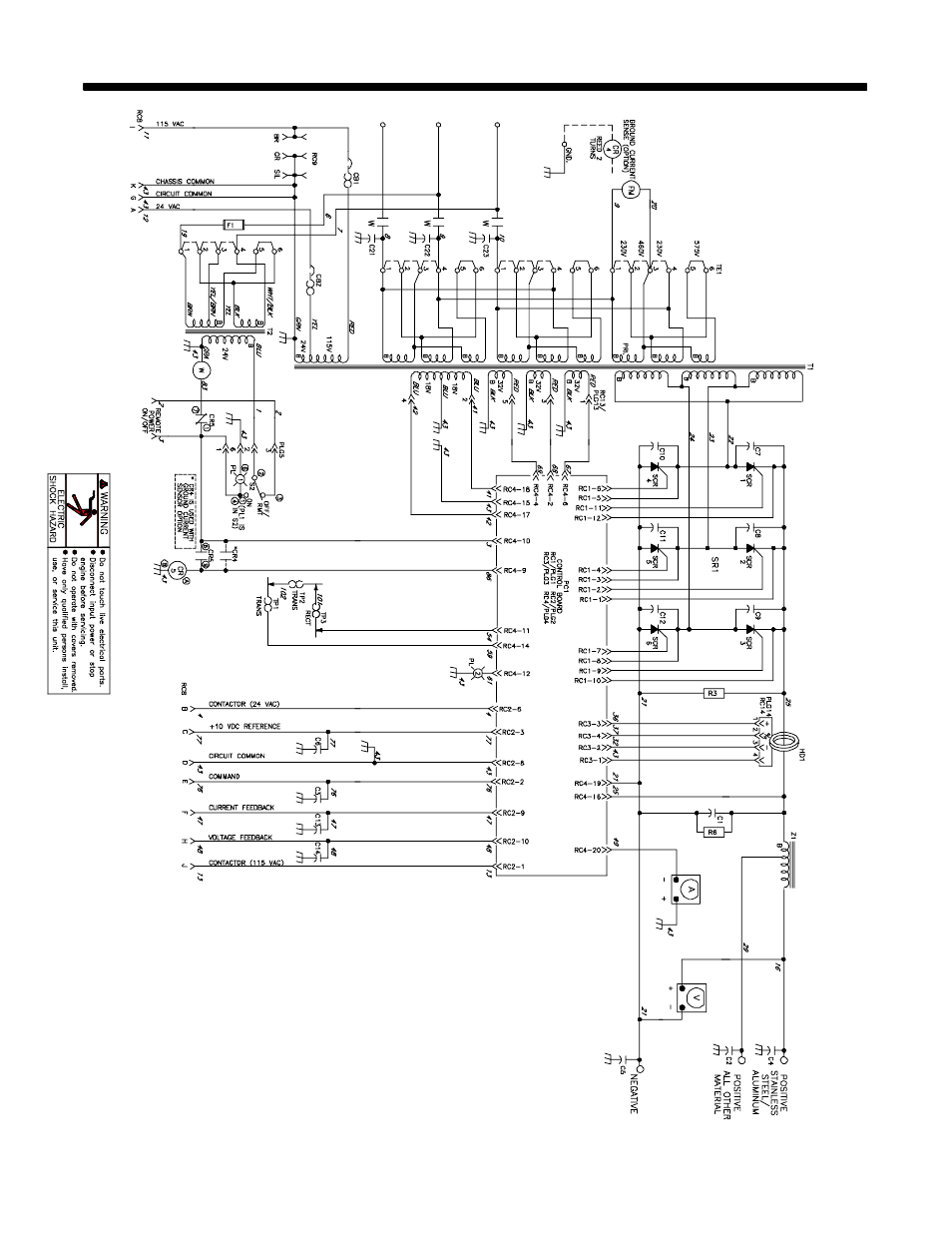 Section 6 − electrical diagram | Miller Electric OM-2241 User Manual | Page 24 / 32