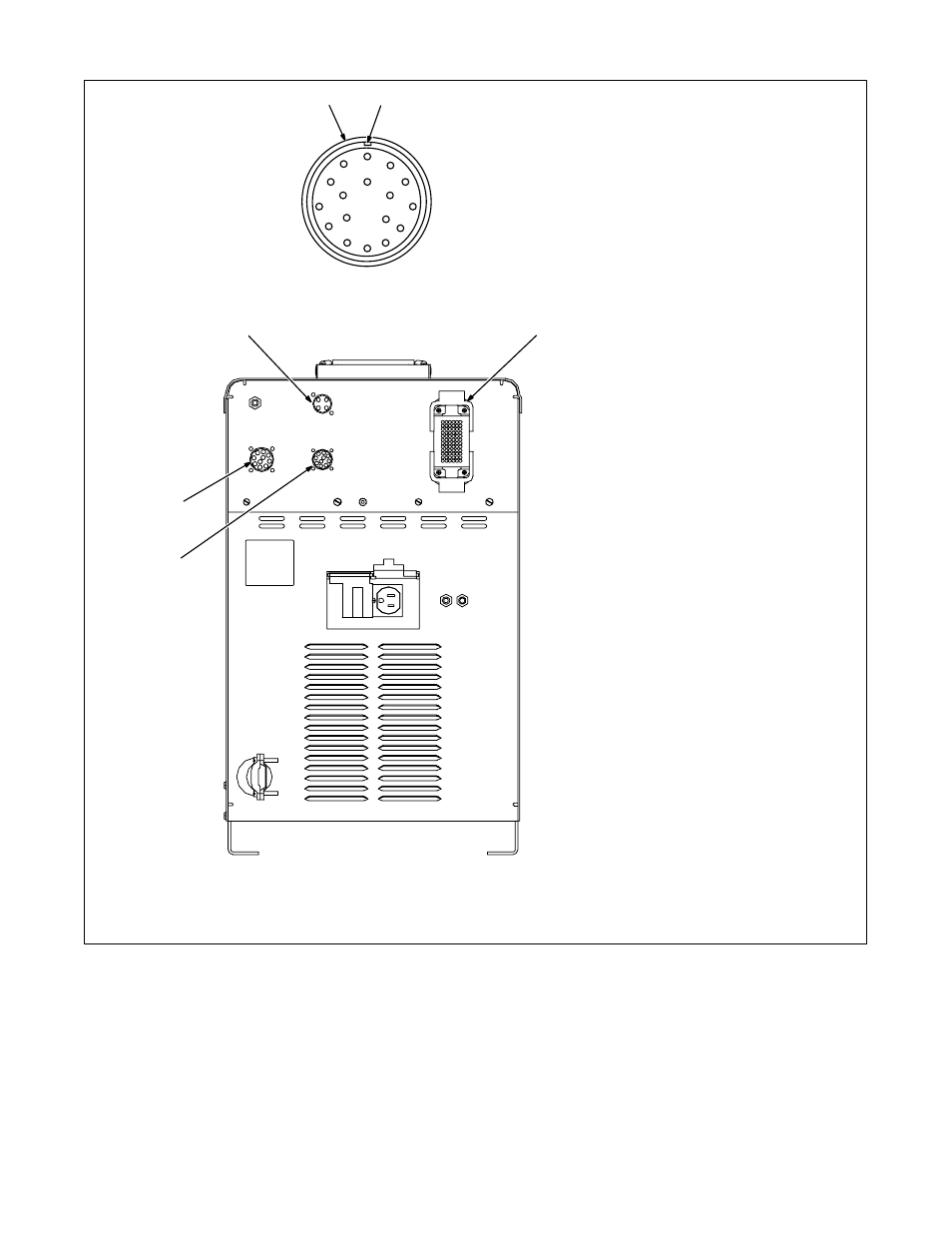 9. rear panel connections | Miller Electric Welder User Manual | Page 22 / 132