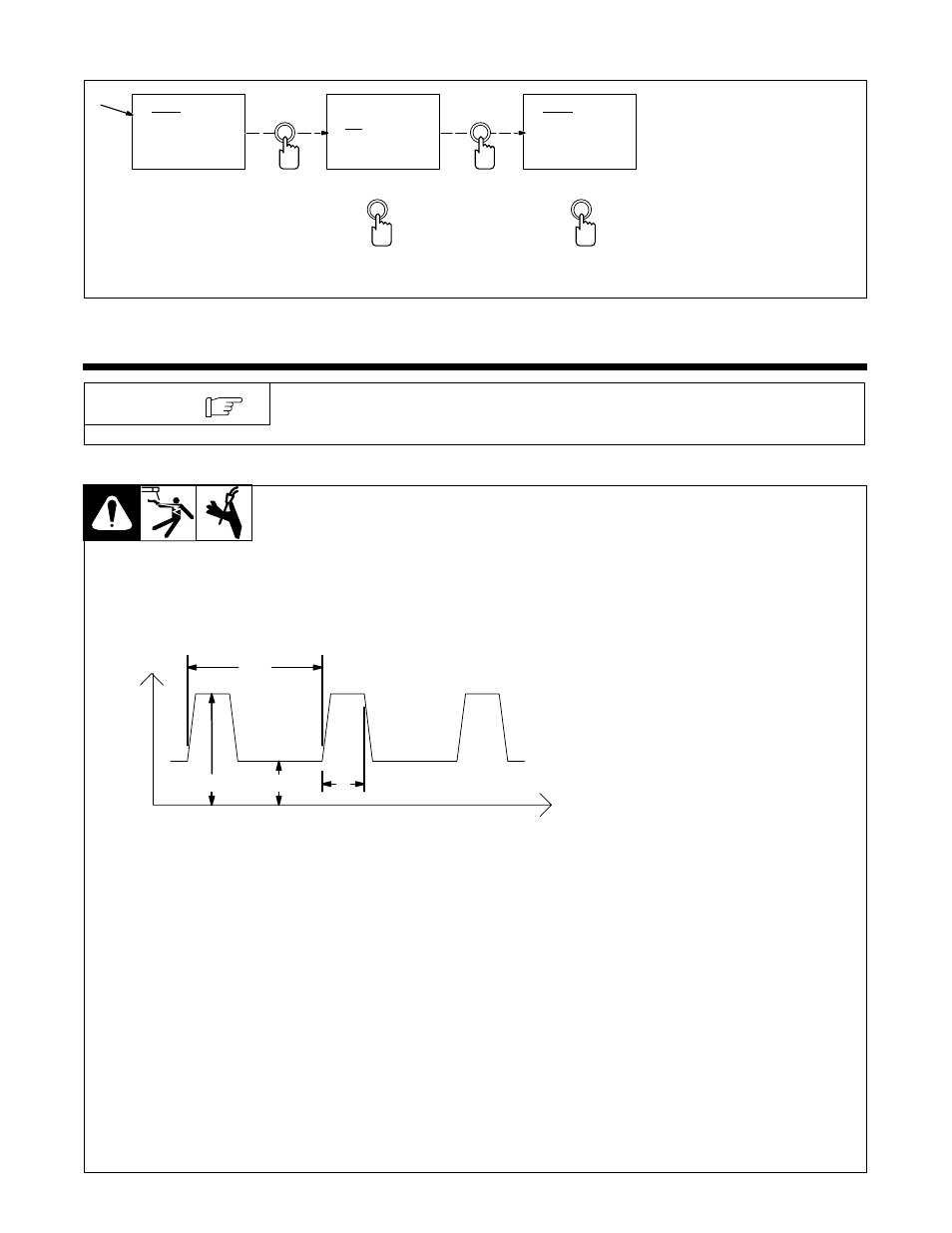 5. setting postflow sequence display, 1. pulse waveform explained | Miller Electric Welder User Manual | Page 96 / 132