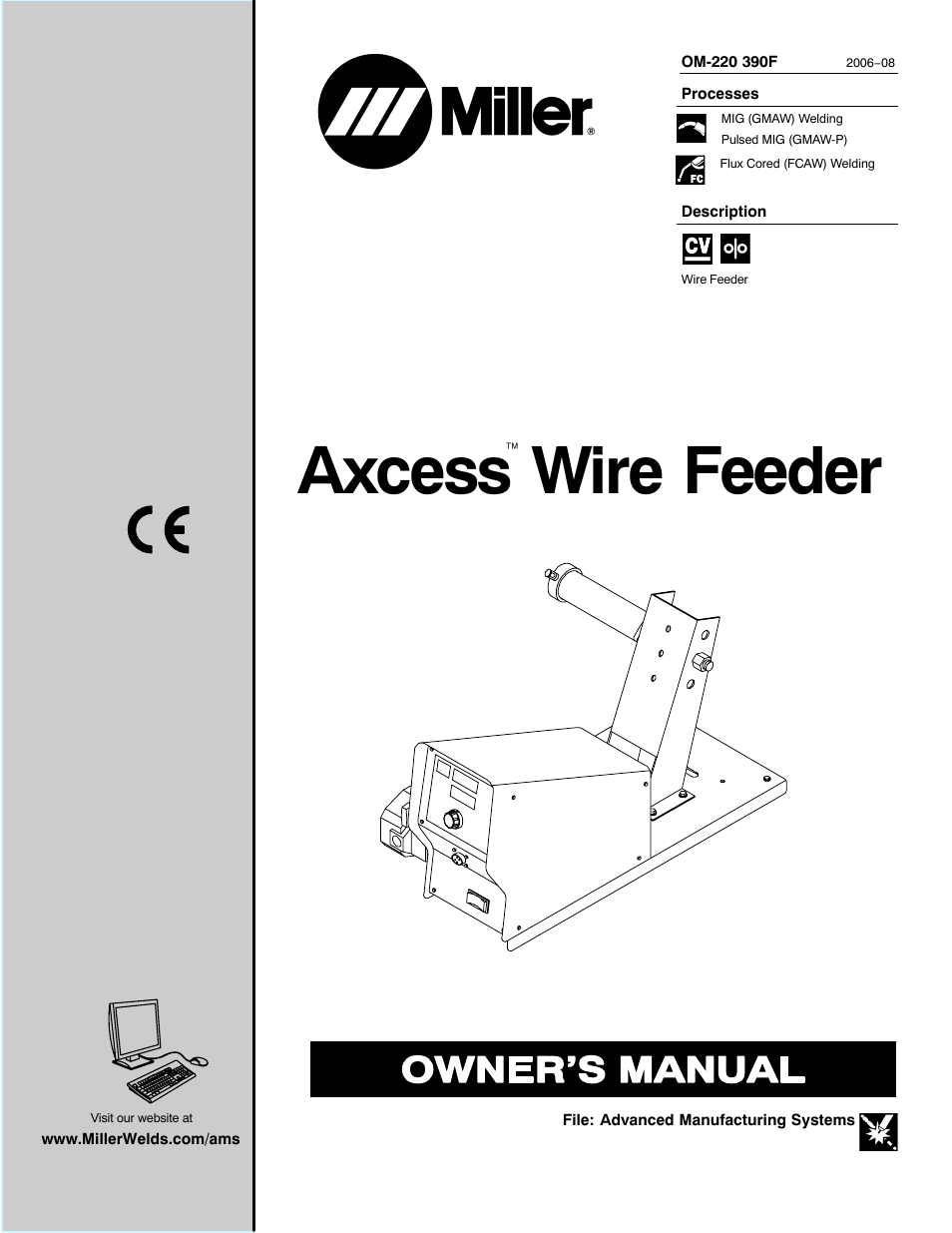 Miller Electric OM-220 390F User Manual | 48 pages