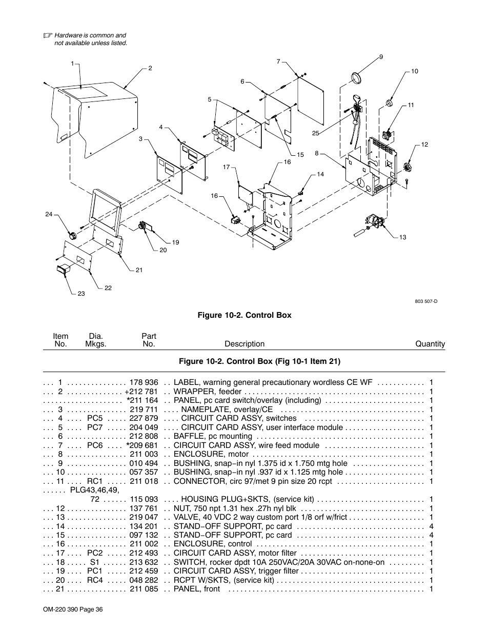 Miller Electric OM-220 390F User Manual | Page 40 / 48