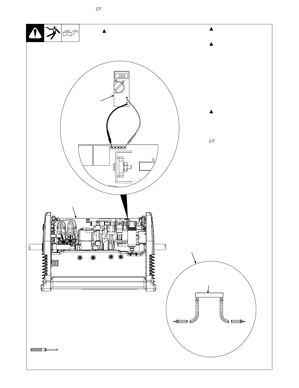 Dc bus voltage check, 4. dc bus voltage check | Miller Electric 375 X-TREME User Manual | Page 24 / 36