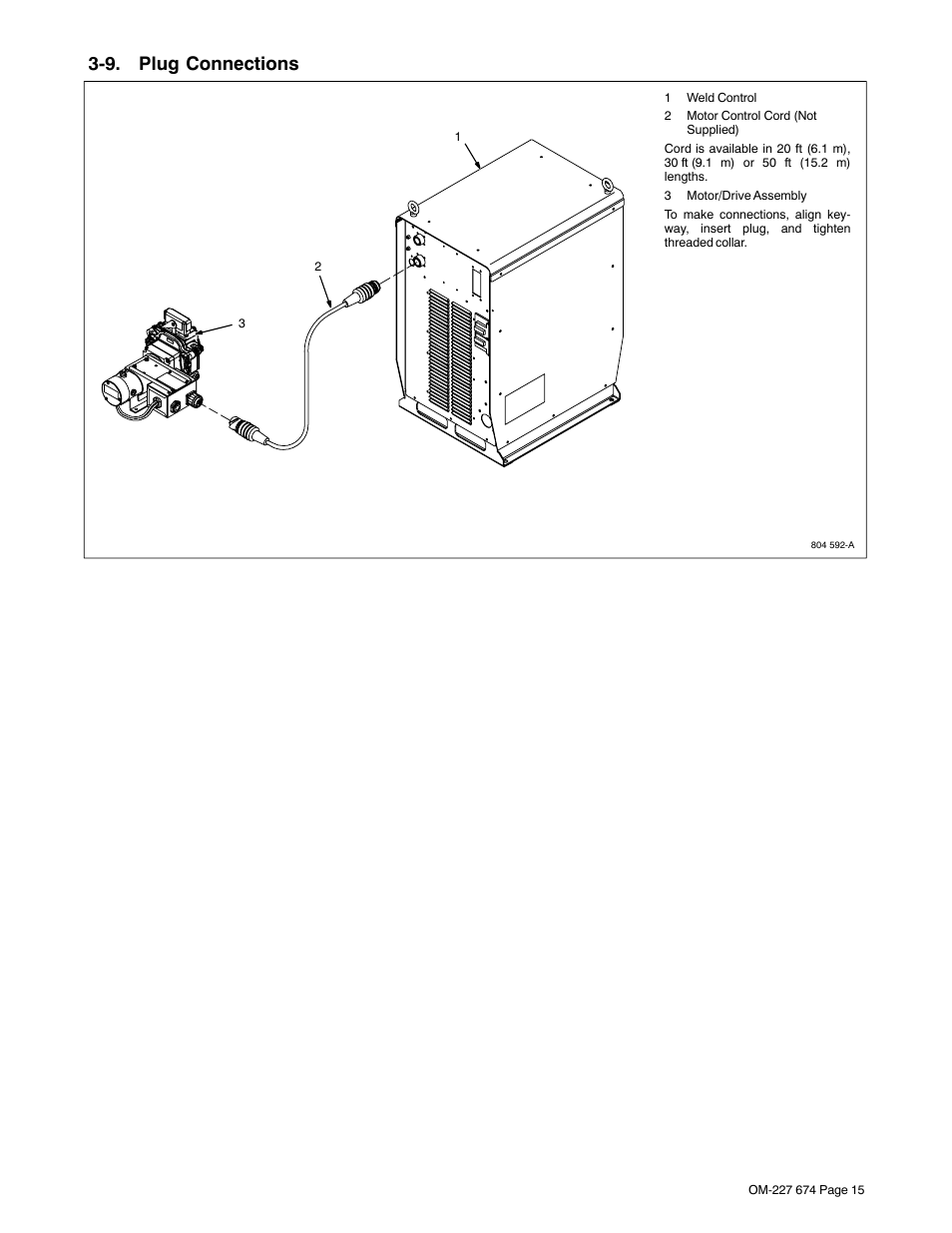 9. plug connections | Miller Electric AA40GBU User Manual | Page 19 / 28