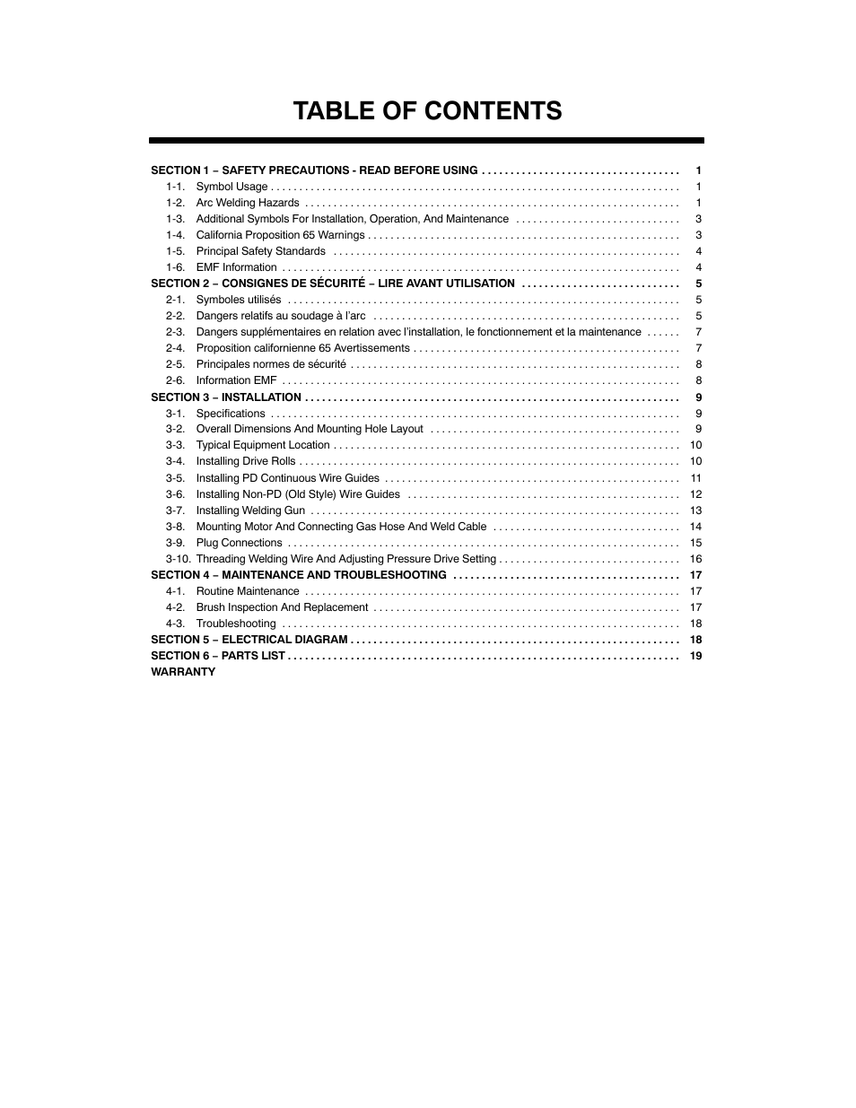 Miller Electric AA40GBU User Manual | Page 3 / 28