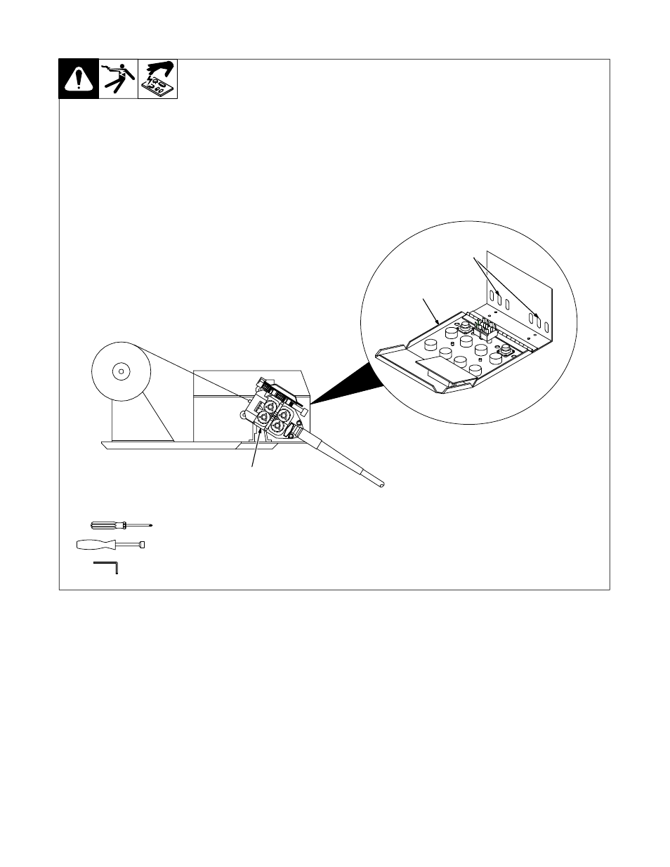 8. rotating the drive assembly | Miller Electric D-64 User Manual | Page 19 / 40