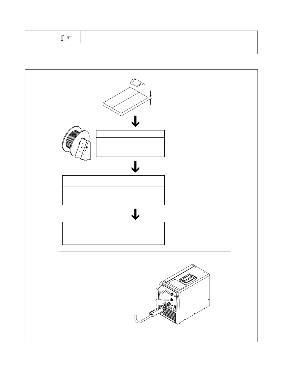 Typical mig process control settings, 2. typical mig process control settings | Miller Electric Millermatic 180 User Manual | Page 49 / 60