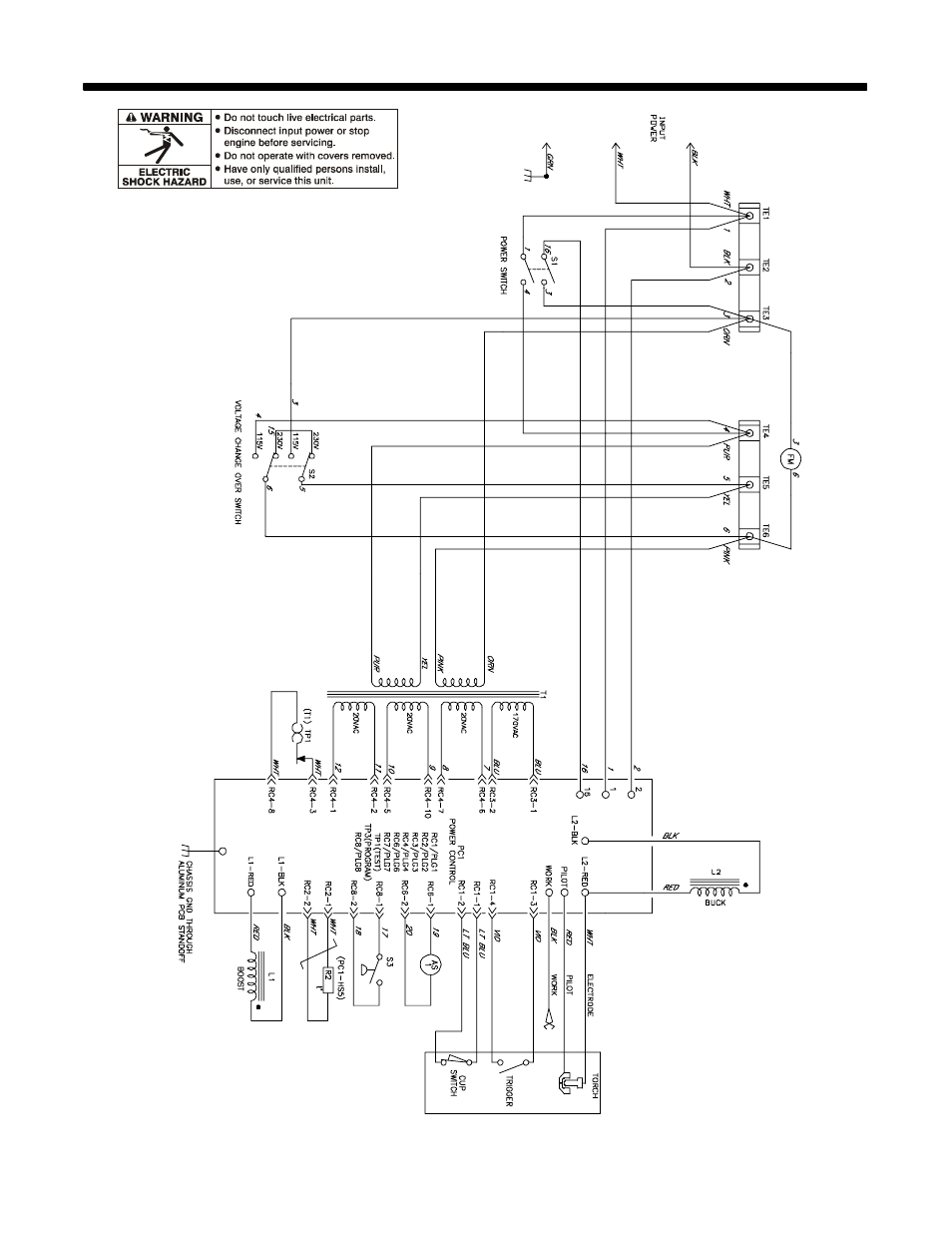 Section 7 − electrical diagram | Miller Electric pmn User Manual | Page 29 / 36