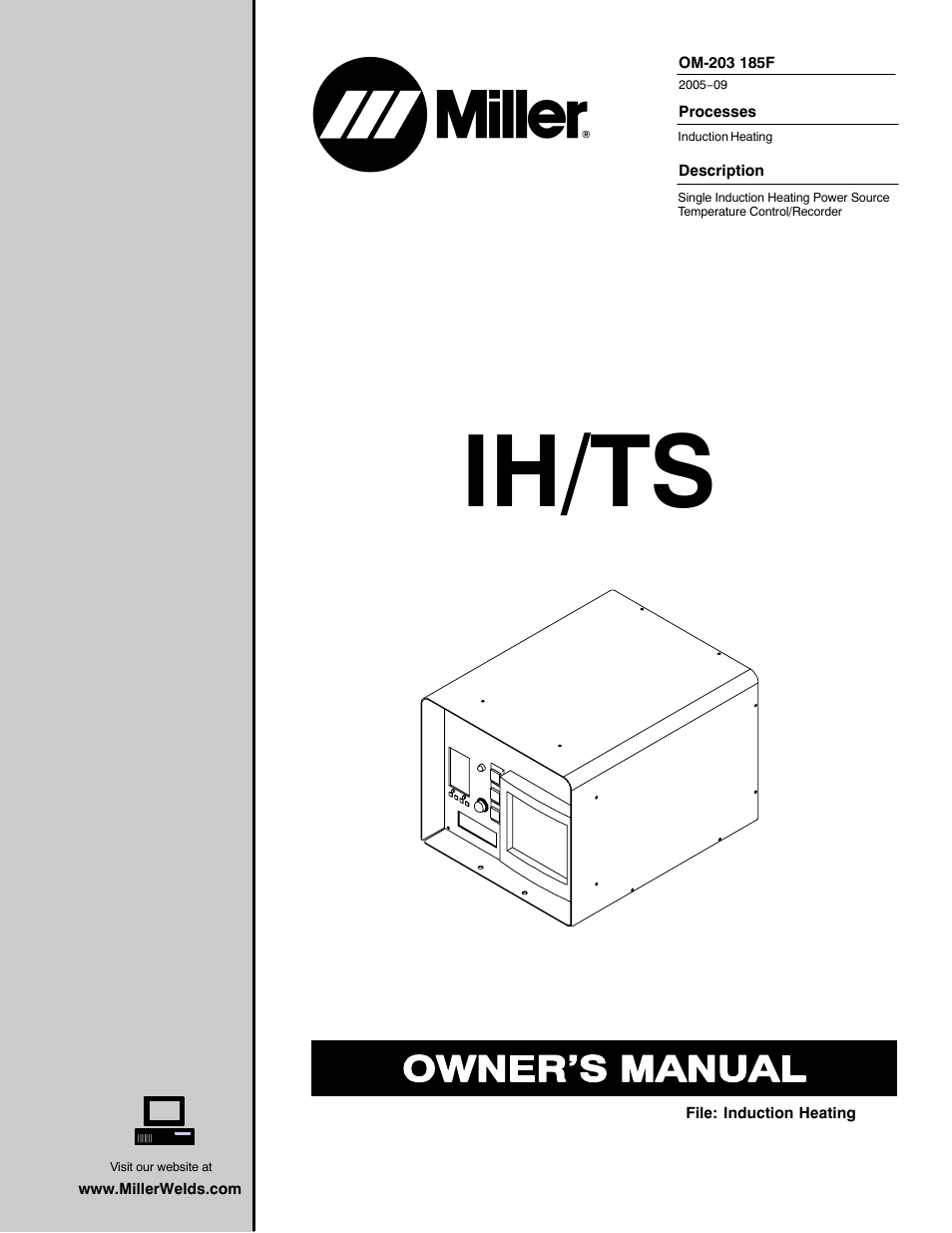 Miller Electric IH User Manual | 76 pages