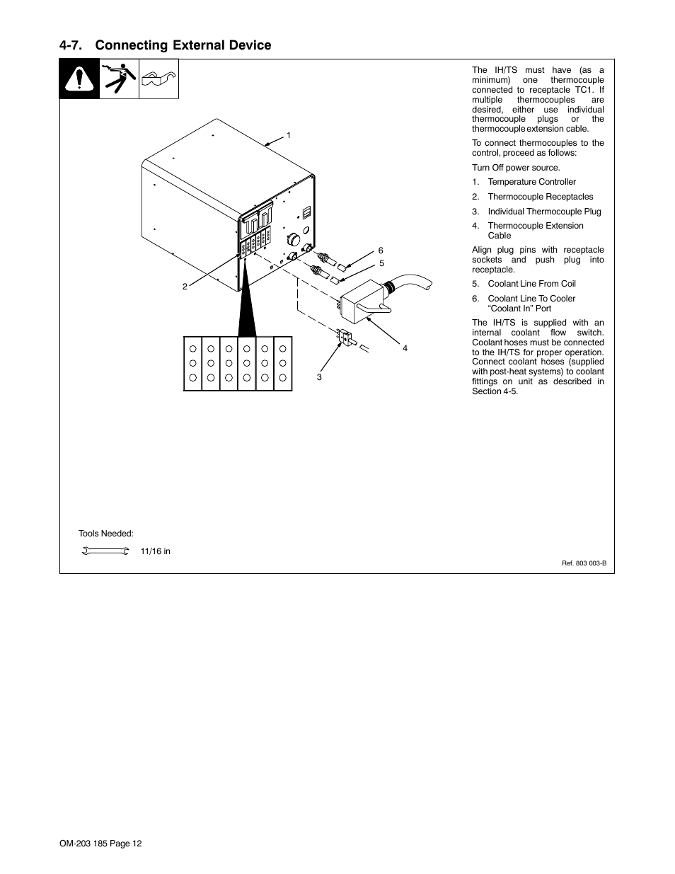 7. connecting external device | Miller Electric IH User Manual | Page 16 / 76