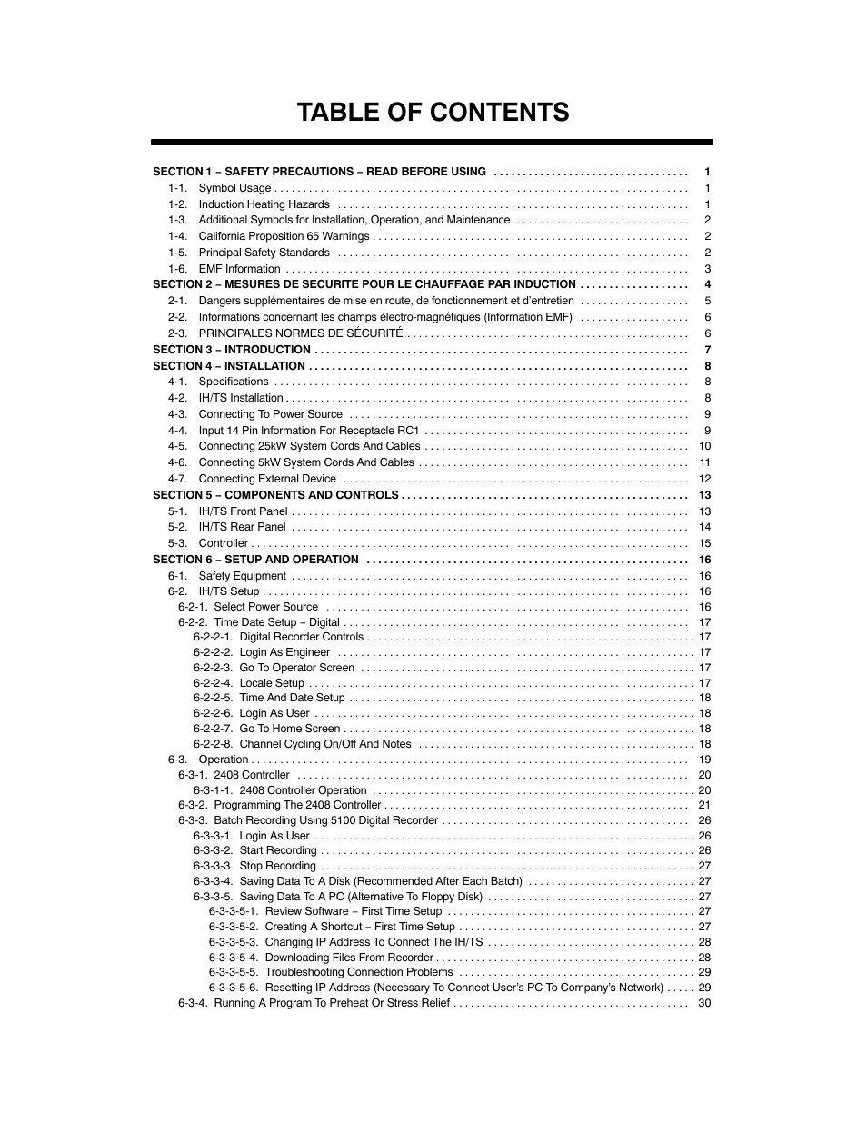 Miller Electric IH User Manual | Page 3 / 76
