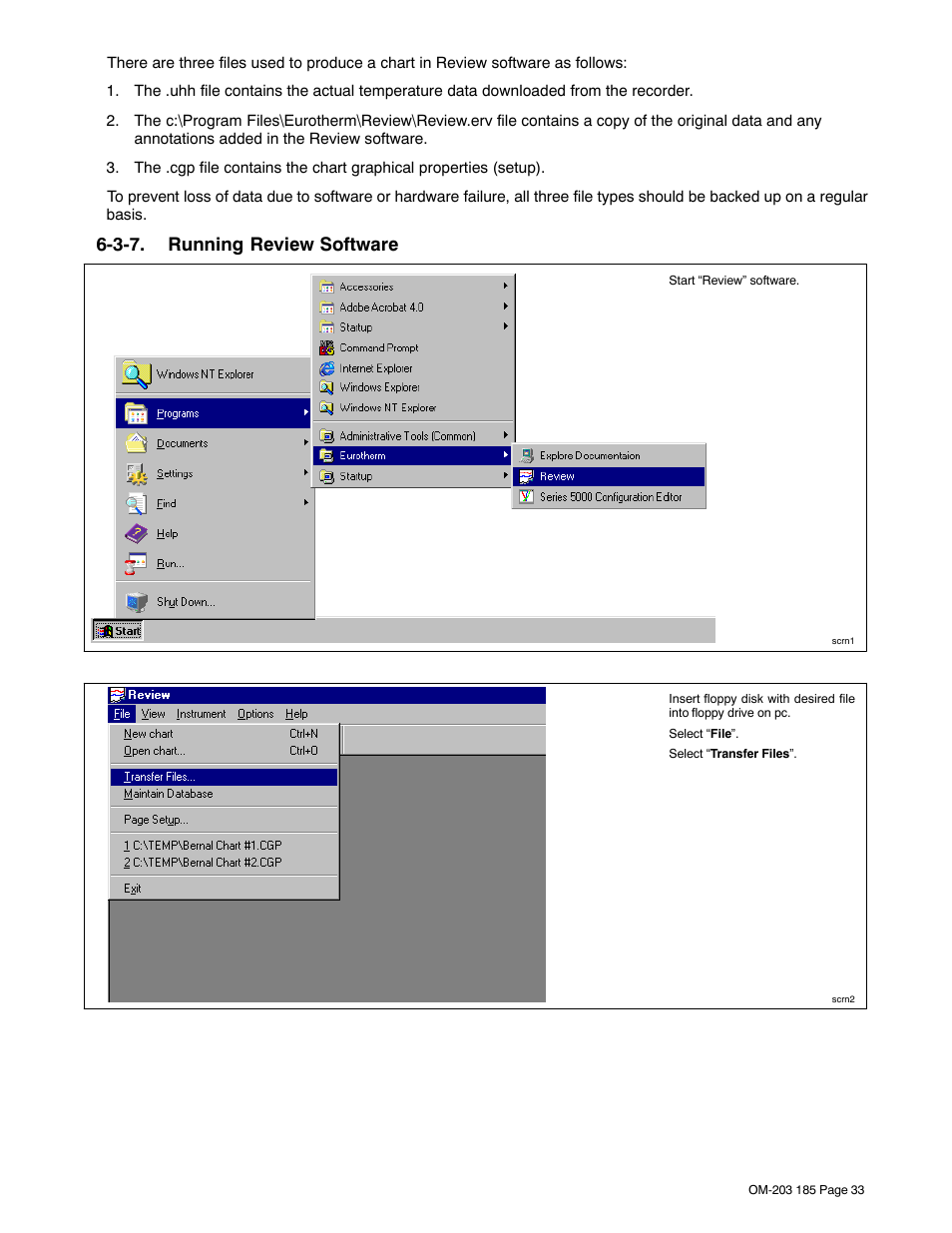 3-7. running review software | Miller Electric IH User Manual | Page 37 / 76
