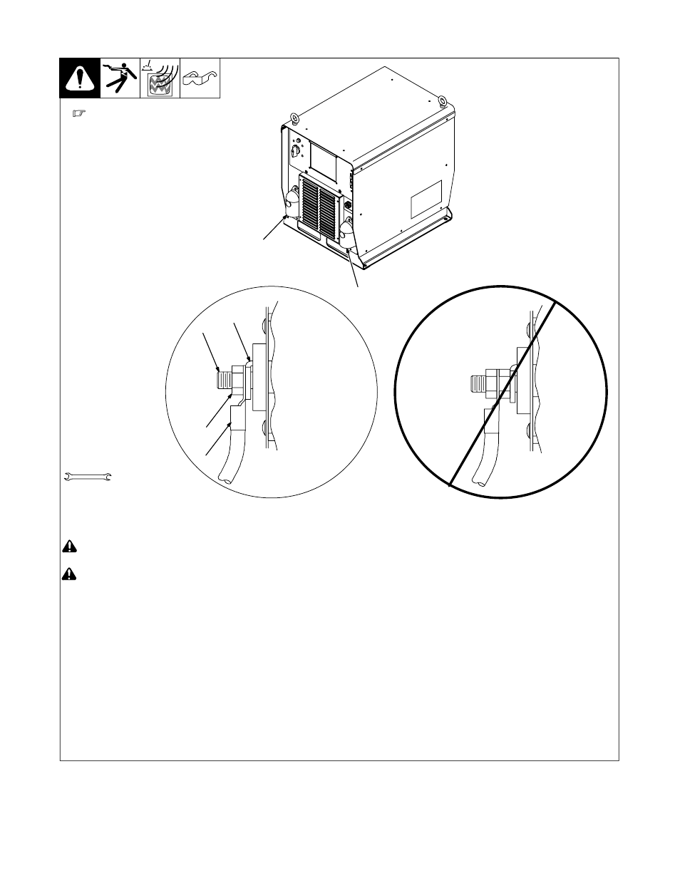 Connecting to weld terminals, 8. connecting to weld terminals | Miller Electric Axcess 300 User Manual | Page 24 / 56