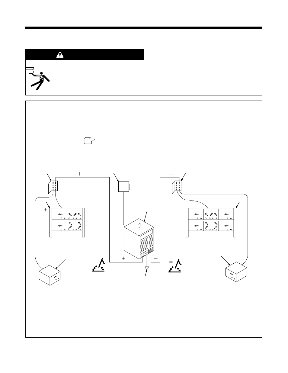 Warning, Dcep dcen | Miller Electric MOG-350 User Manual | Page 14 / 40