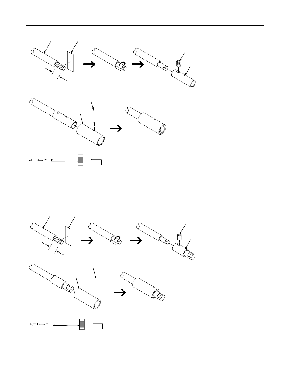 5. female camlok connector assembly, 6. male camlok connector assembly | Miller Electric MOG-350 User Manual | Page 18 / 40