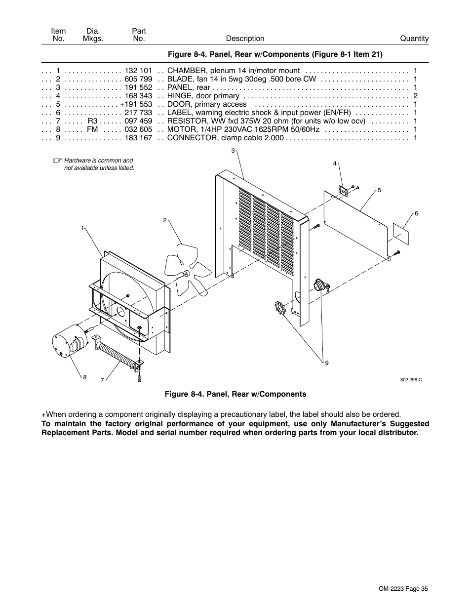 Figure 8-4 | Miller Electric Dimension 1000 User Manual | Page 39 / 44