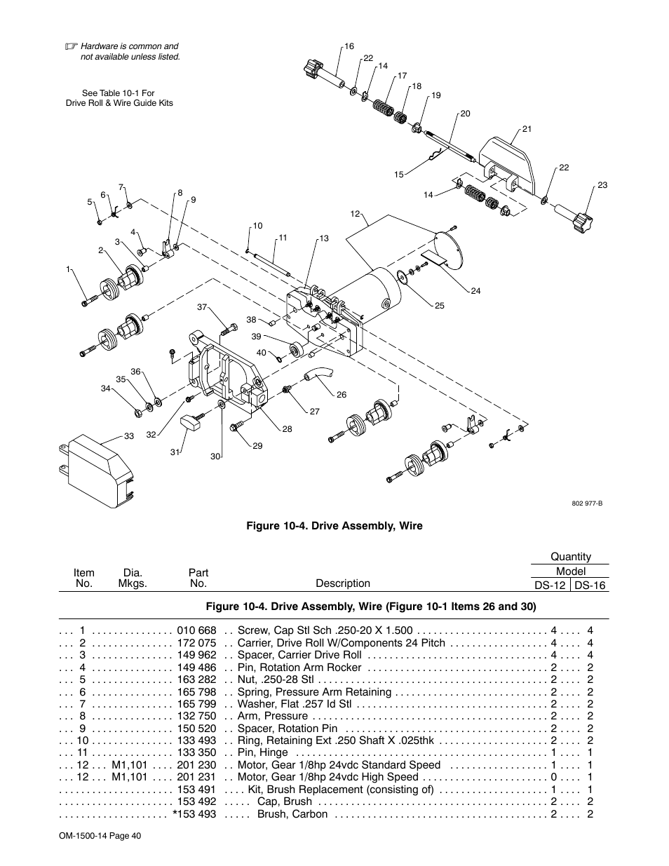 Miller Electric and DS-74DX16 User Manual | Page 44 / 52