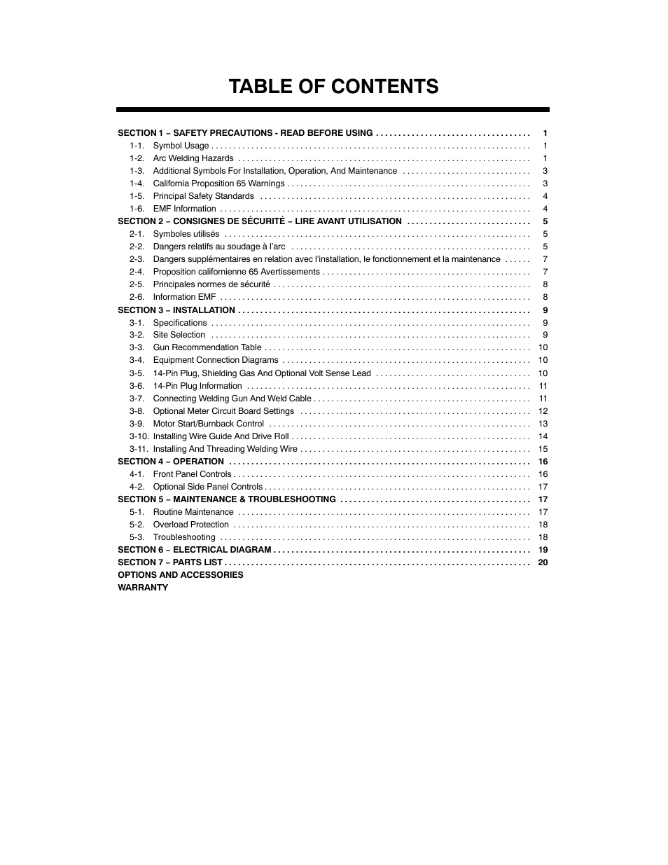 Miller Electric 22A User Manual | Page 3 / 32