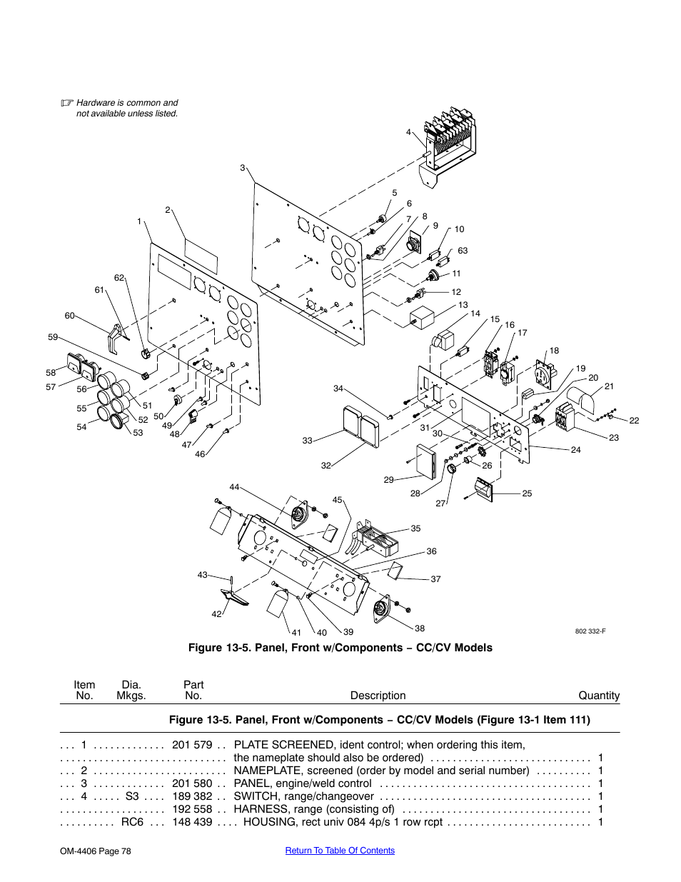 On front panel, see 13-5 | Miller Electric Big 40 CAT User Manual | Page 84 / 92