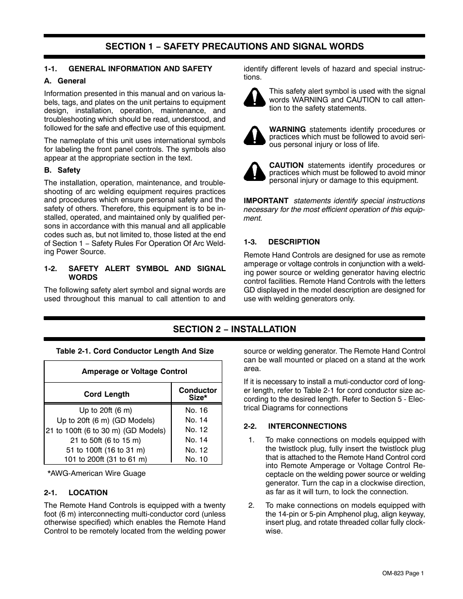 Miller Electric RHC-3GD25B User Manual | Page 4 / 10