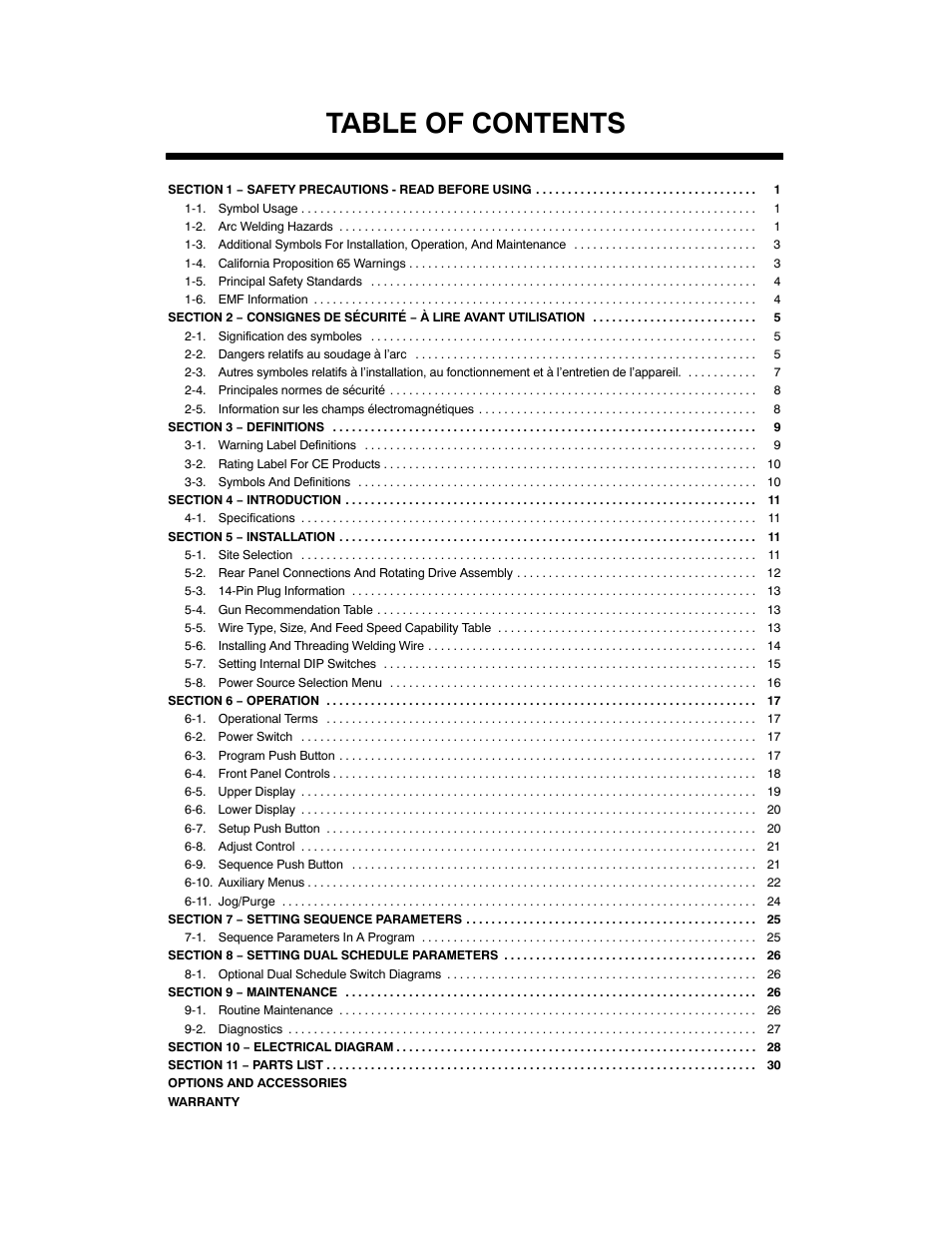 Miller Electric S-74DX User Manual | Page 3 / 44