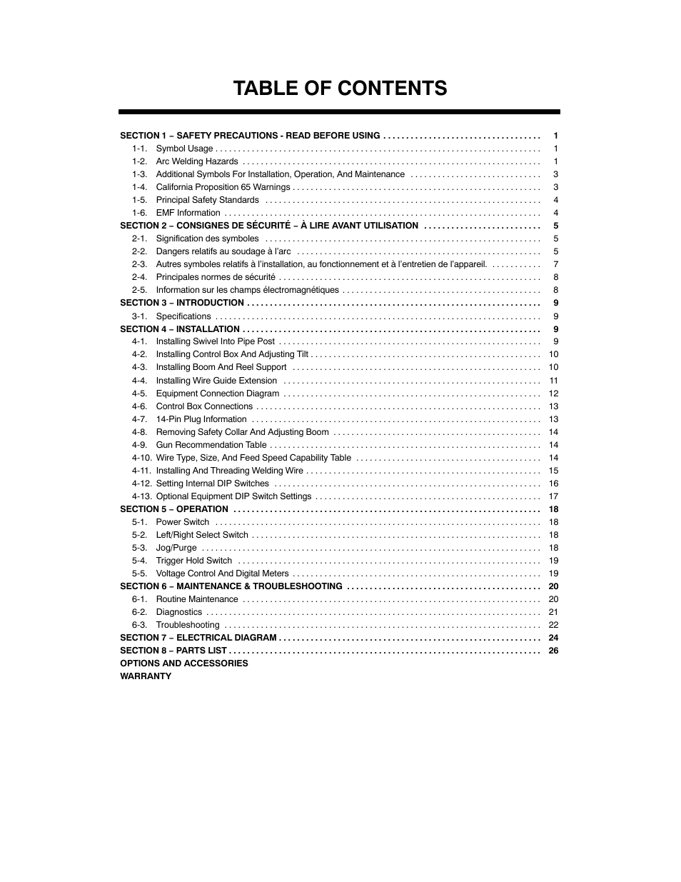 Miller Electric and DS-74D16 User Manual | Page 3 / 44